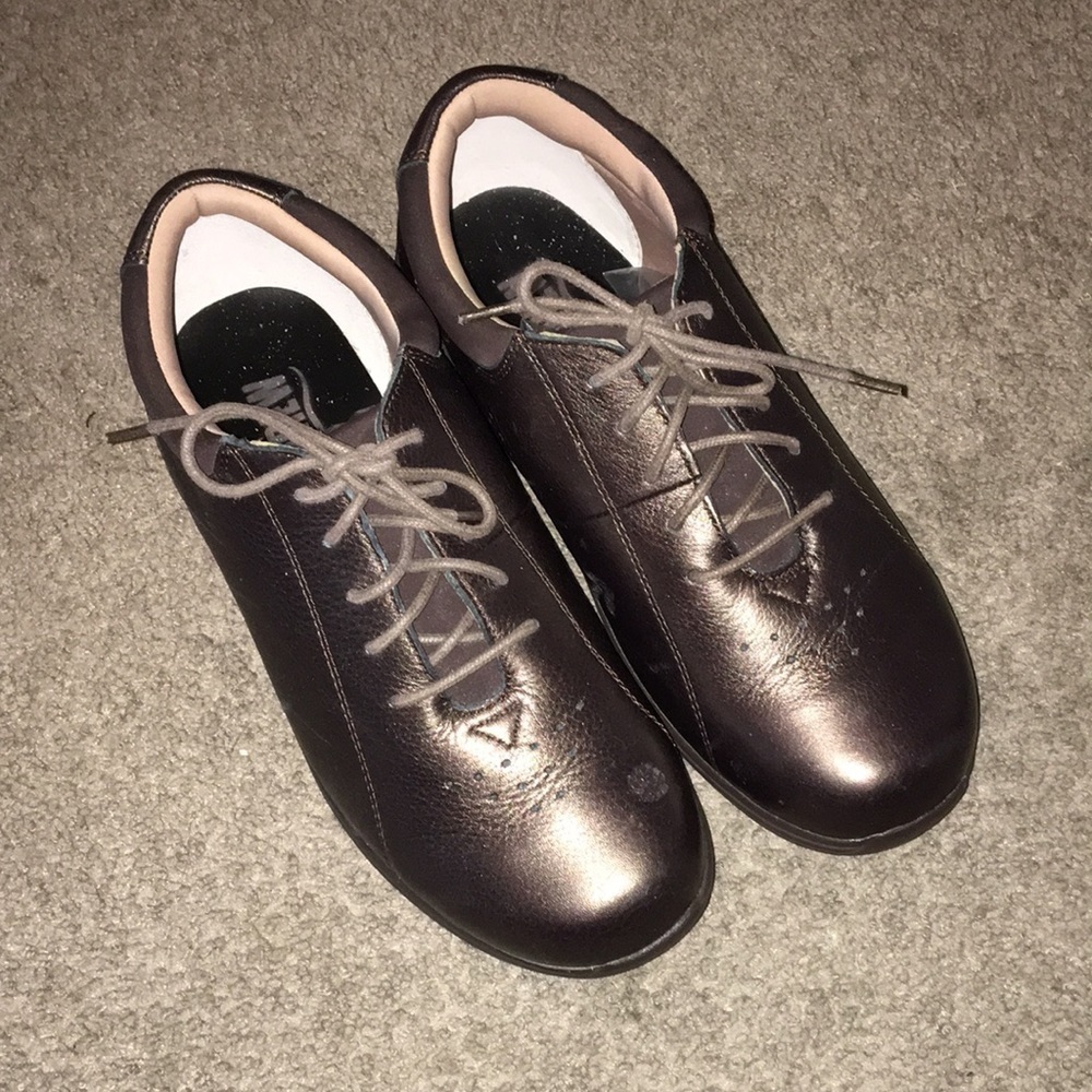 Drew P221 Tulip Brown Leather Lace Up Last Comfort Shoes